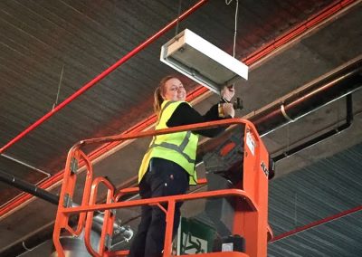 Amy from Melba Electrical Services - Repairs to shopping centre car park lighting