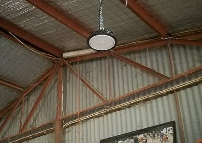 horse stable lighting installed by Melba Electrical Services